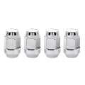 Picture of McGard Hex Lug Nut Cone Seat Bulge Style M12X1-25 - 3-4 Hex - 1-45in- Length 4-Pack - Chrome