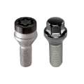 Picture of McGard 5 Lug Hex Install Kit w-Locks Cone Seat Bolt M14X1-5 - 17mm Hex - 28-0mm Shank L- - Black