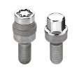 Picture of McGard 5 Lug Hex Install Kit w-Locks Radius Seat Bolt M14X1-5 - 17mm Hex - 28-1mm Shank L - Chrome