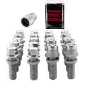 Picture of McGard 5 Lug Hex Install Kit w-Locks Radius Seat Bolt M14X1-5 - 17mm Hex - 35-4mm Shank L - Chrome