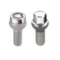 Picture of McGard 5 Lug Hex Install Kit w-Locks Radius Seat Bolt M14X1-5 - 17mm Hex - 27-5mm Shank L - Chrome