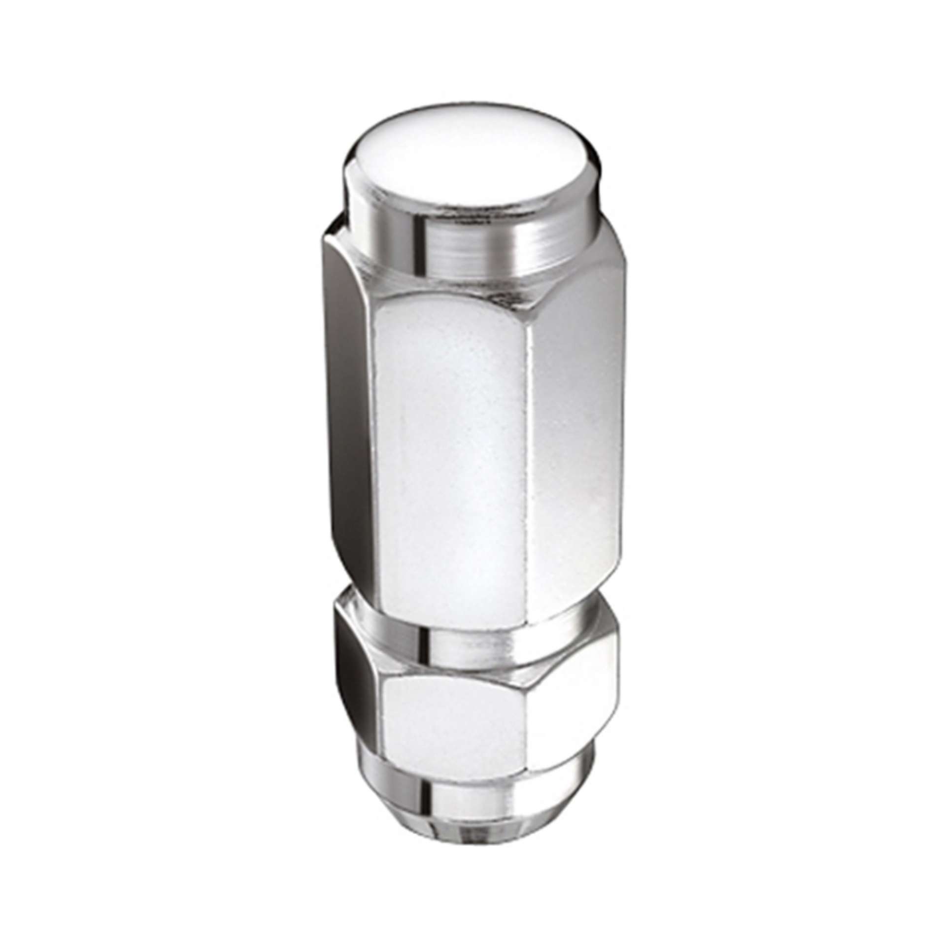 Picture of McGard Hex Lug Nut Cone Seat - Duplex 1-2-20 - 7-8 Hex - 2-5in- Length Box of 100 - Chrome