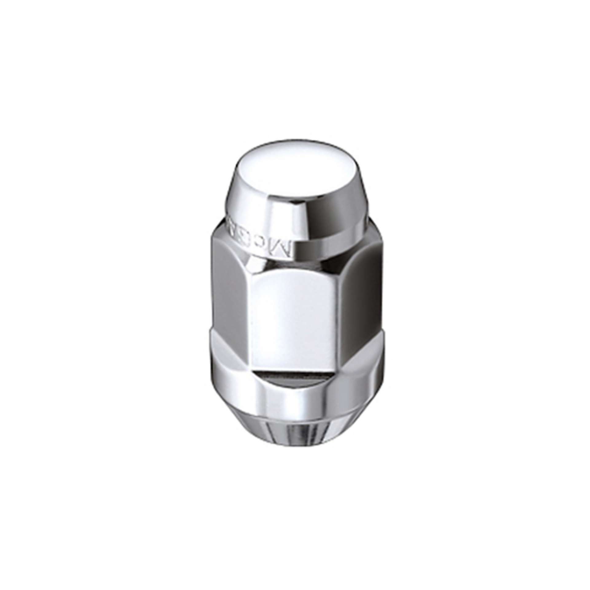 Picture of McGard Hex Lug Nut Cone Seat Bulge Style 1-2-20 - 3-4 Hex - 1-45in- Length Box of 100 - Chrome