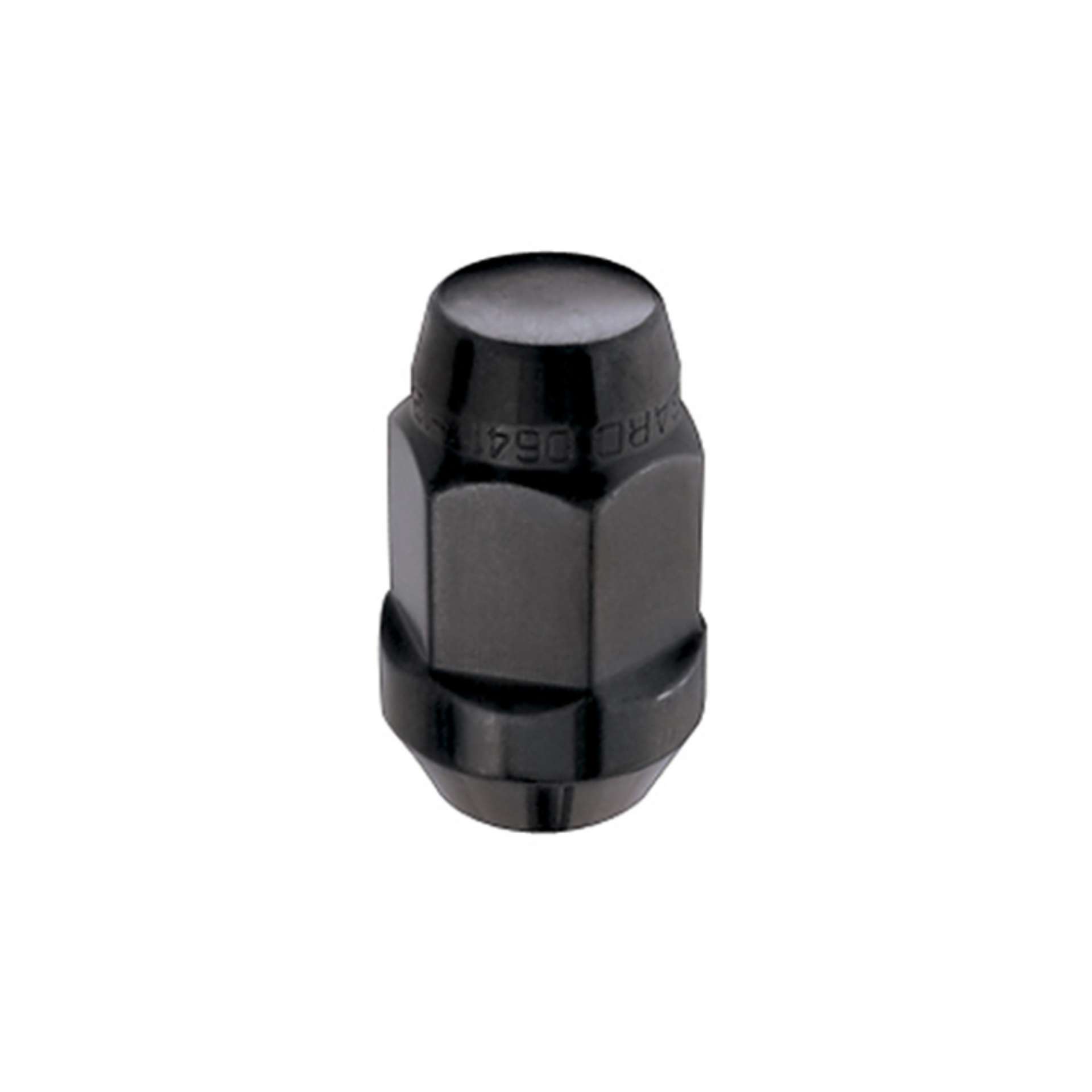 Picture of McGard Hex Lug Nut Cone Seat Bulge Style 1-2-20 - 3-4 Hex - 1-45in- Length Box of 144 - Black