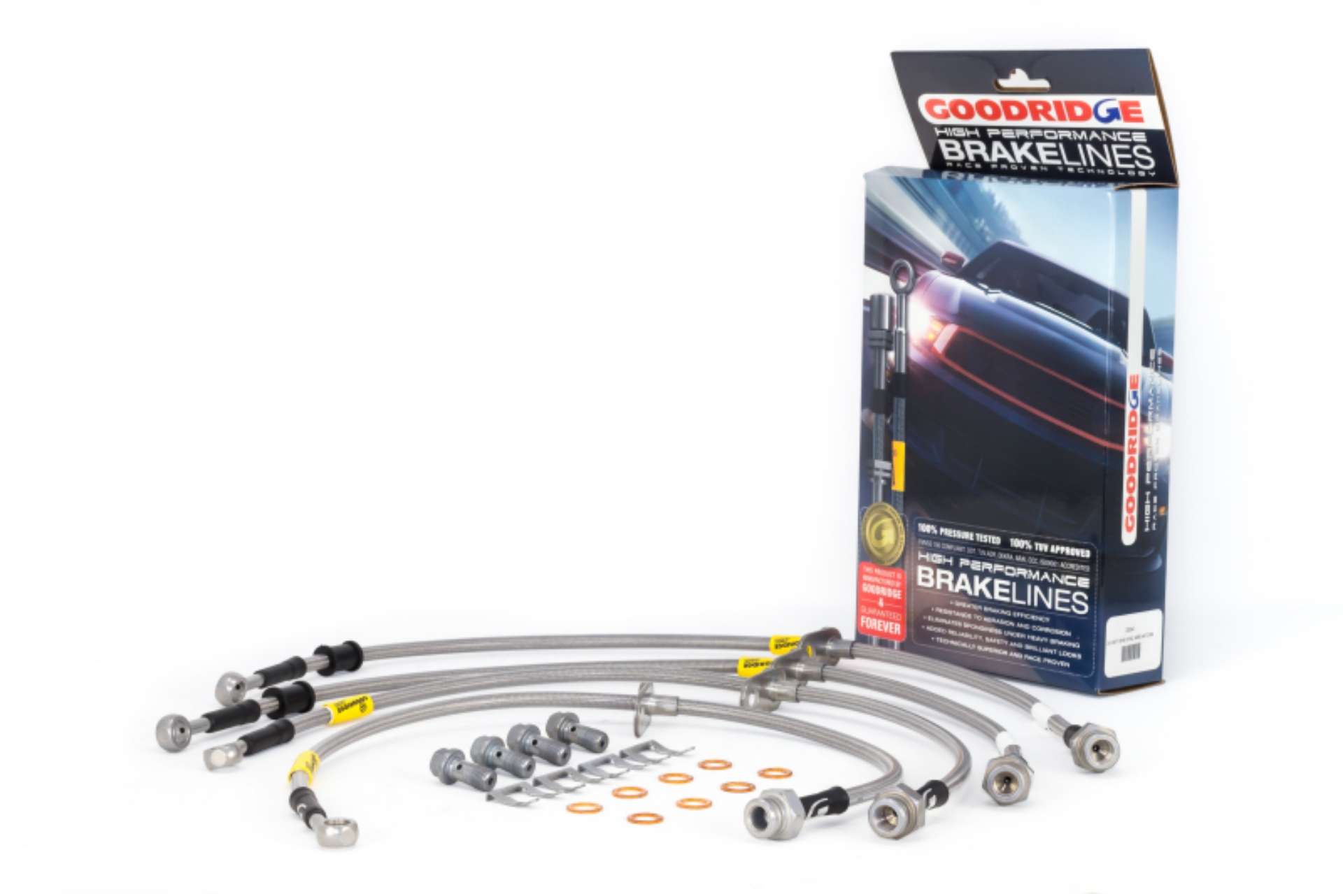 Picture of Goodridge 17-18 Honda Civic Hatchback SS Brake Lines