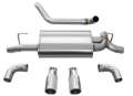 Picture of Corsa 2018-2024 Jeep Wrangler JL 2-5in Dual Rear Exit Polished Tips Sport Axle-Back Exhaust