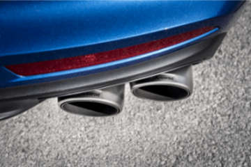 Picture of Akrapovic 17-18 Porsche Panamera Turbo Tail Pipe Set Titanium