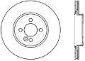 Picture of StopTech 05-10 Scion tC Cryo Slotted Front Left Sport Brake Rotor