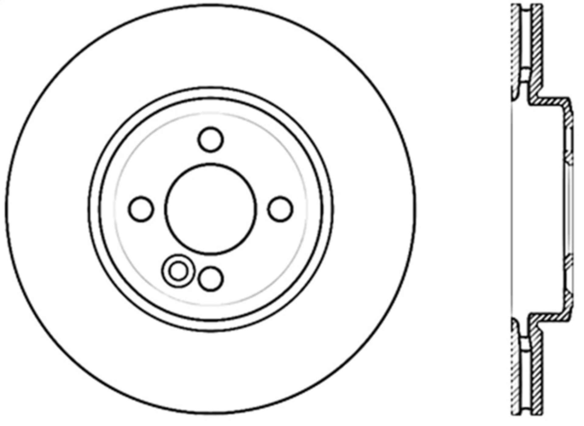 Picture of StopTech 05-10 Scion tC Cryo Slotted Front Left Sport Brake Rotor