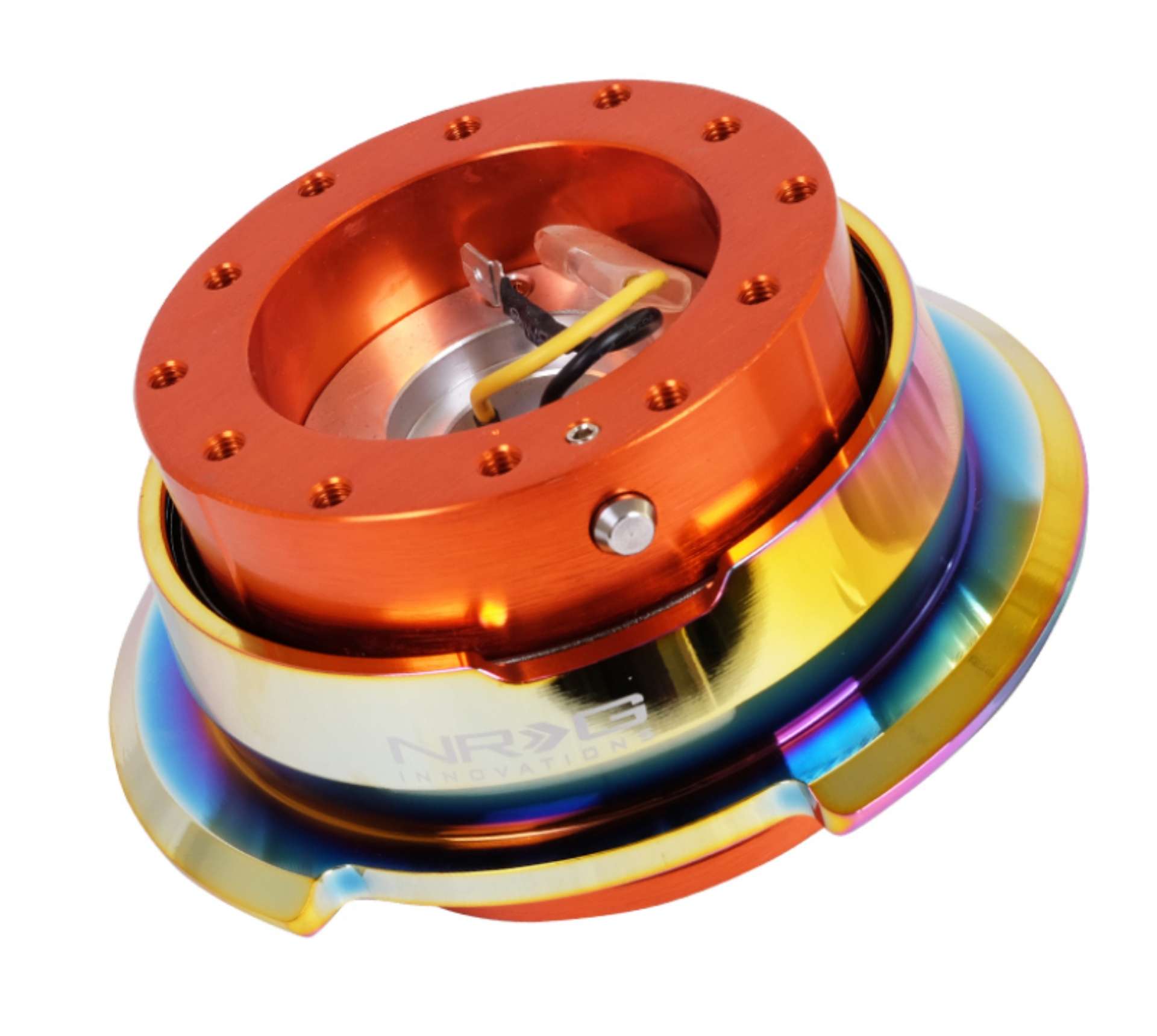 Picture of NRG Quick Release Gen 2-8 - Orange Body - Neochrome Ring