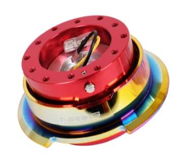 Picture of NRG Quick Release Gen 2-8 - Red Body - Neochrome Ring