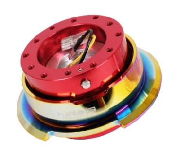 Picture of NRG Quick Release Gen 2-8 - Red Body - Neochrome Ring