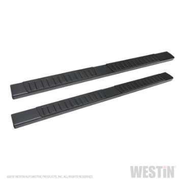 Picture of Westin 2019 Chevrolet Silverado-Sierra 1500 Crew Cab R7 Nerf Step Bars - Black