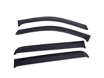 Picture of EGR 2019 Dodge Ram 1500 Crew Cab Tape-On Window Visors Set of 4 - Dark Smoke