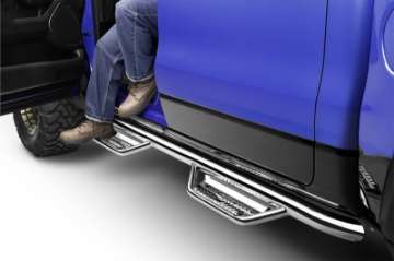 Picture of N-Fab Podium SS 19-20 Dodge RAM 1500 Crew Cab - Cab Length - Polished Stainless - 3in