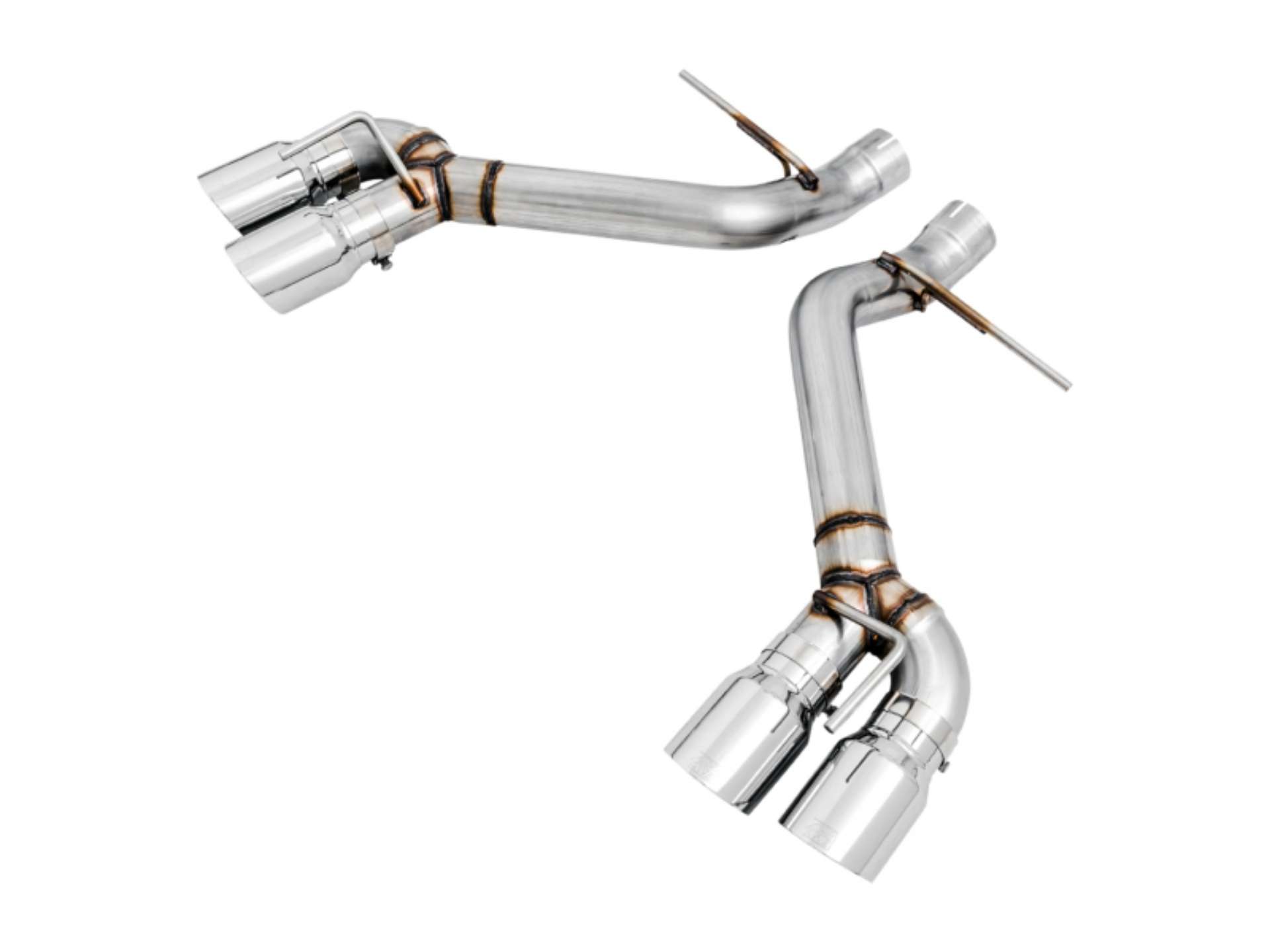 Picture of AWE Tuning 16-19 Chevrolet Camaro SS Axle-back Exhaust - Track Edition Quad Chrome Silver Tips