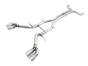 Picture of AWE Tuning 16-19 Chevy Camaro SS Non-Res Cat-Back Exhaust - Track Edition Quad Chrome Silver Tips