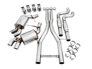 Picture of AWE Tuning 16-19 Chevy Camaro SS Res Cat-Back Exhaust -Touring Edition Quad Chrome Silver Tips