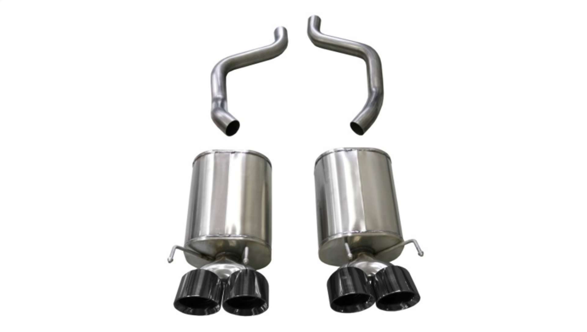 Picture of Corsa 2009-2013 Chevrolet Corvette C6 6-2L Black Sport Axle-Back Exhaust w-4-5in Tips