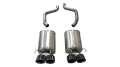 Picture of Corsa 2005-2007 Chevrolet Corvette C6 6-0L-6-2L Black Sport Axle-Back Exhaust w-4-5in Tips