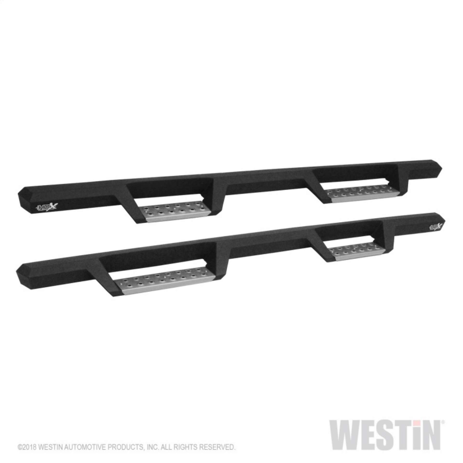 Picture of Westin-HDX Stainless 15-18 Ford F-150 SC-17-18 F-250-F-350 CC Drop Nerf Step Bars - Textured Black