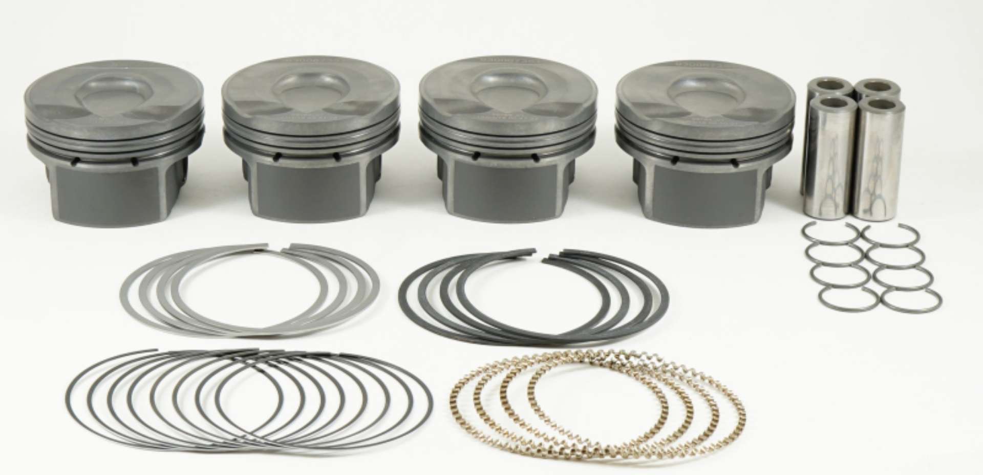 Picture of Mahle MS Piston Set 07+ Mini 77-50mm Bore 85-8mm Stroke 138-2mm Rod 20mm Pin 1cc 10-3 CR Set of 4