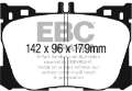 Picture of EBC 2017+ Mercedes-Benz E300 W213 2-0L Turbo Redstuff Front Brake Pads