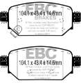 Picture of EBC 2017+ Mazda 3 2-0L Redstuff Rear Brake Pads