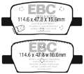 Picture of EBC 2018+ Chevrolet Traverse 2-0L Turbo Greenstuff Rear Brake Pads