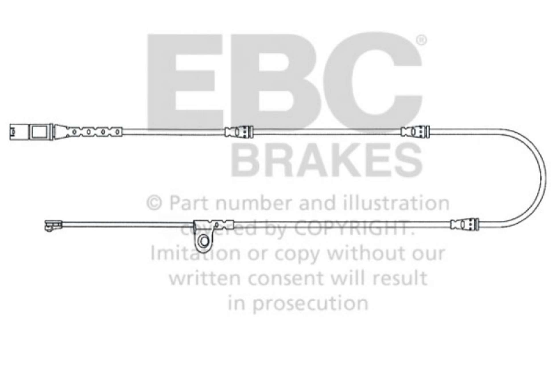 Picture of EBC 2010-2014 BMW X5 3-0L Turbo Front Wear Leads