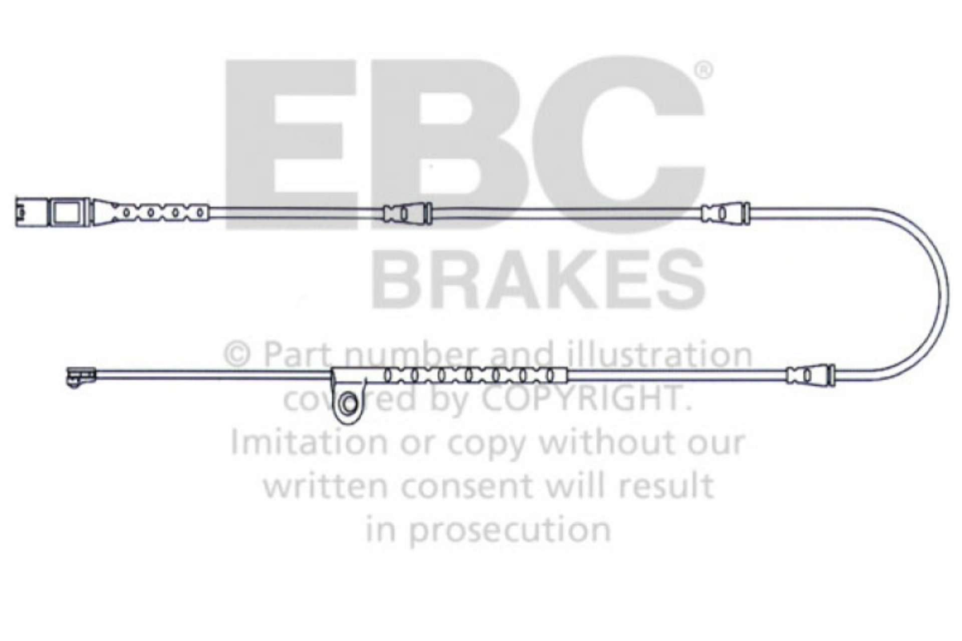 Picture of EBC 2010-2014 BMW X5 4-4L Twin Turbo Front Wear Leads