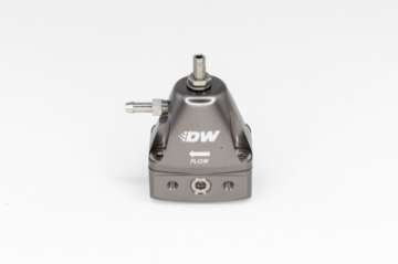 Picture of DeatschWerks DWR1000iL In-Line Adjustable Fuel Pressure Regulator - Titanium