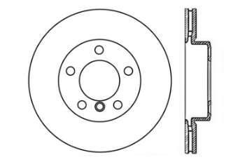 Picture of StopTech 9-07-09 BMW 328 Slotted & Drilled Left Front Rotor