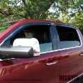 Picture of Westin 2019 RAM 1500 Crew Cab Non Classic Wade Slim Wind Deflector 4pc - Smoke