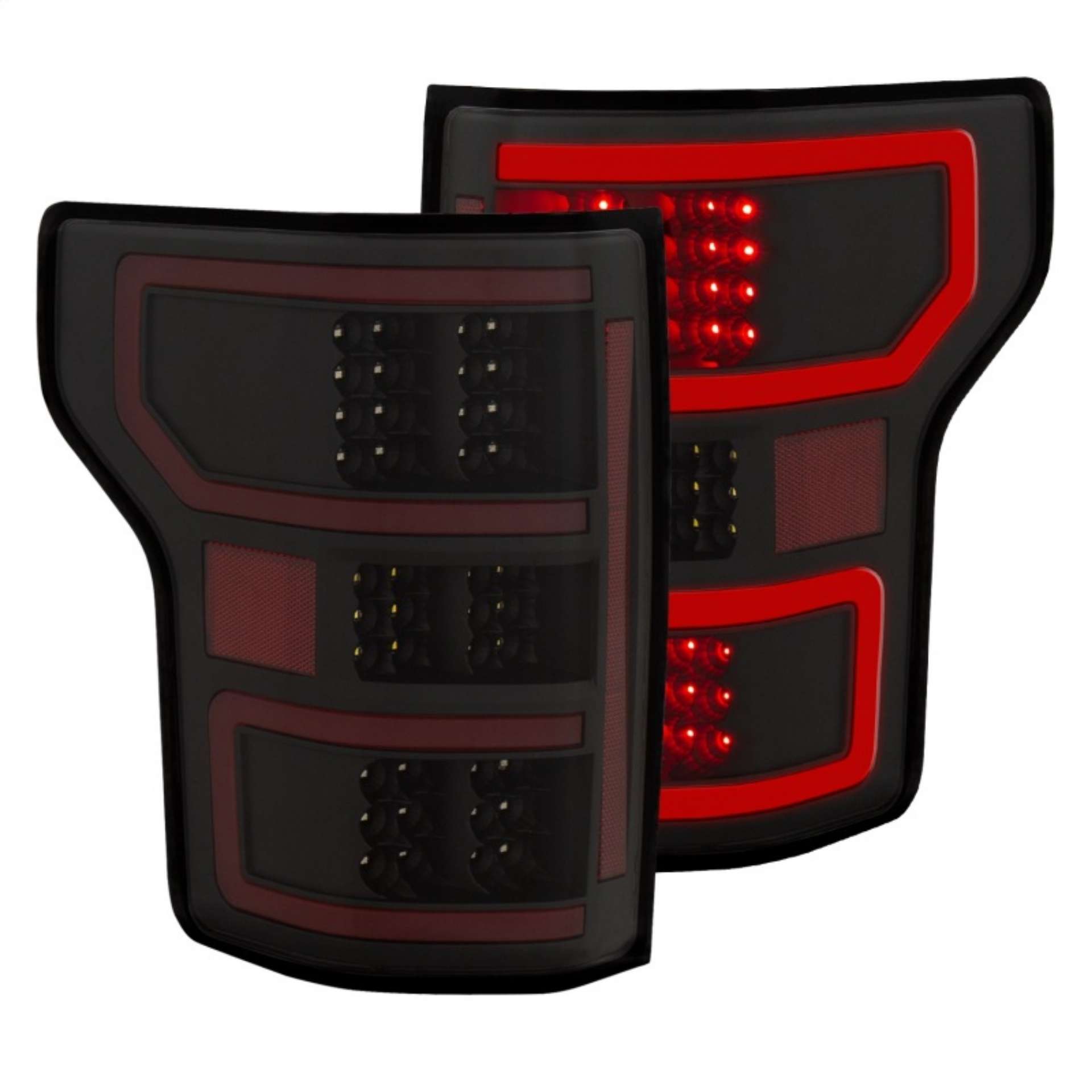 Picture of ANZO 18-19 Ford F-150 LED Taillights Black