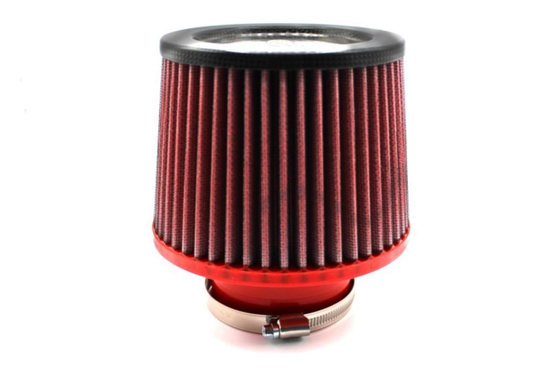 Picture of BMC Single Air Universal Conical Filter w-Carbon Top - 76mm Inlet - 110mm H