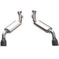 Picture of QTP 14-15 Chevrolet Camaro SS 6-2L 304SS AR3 Axle Back Exhaust w-4-5in Black Tips