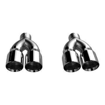 Picture of QTP 15-18 Dodge Challenger 5-7L 304SS Screamer Exhaust 3in Quad Tip Adapter