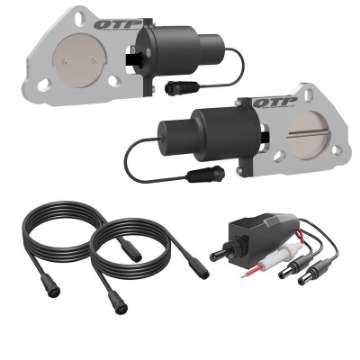 Picture of QTP 2-25in Bolt-On QTEC Dual Electric Cutout Valves - Pair