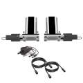 Picture of QTP Bolt-On QTEC Dual Low Profile Oval Electric Cutout Valves - Pair