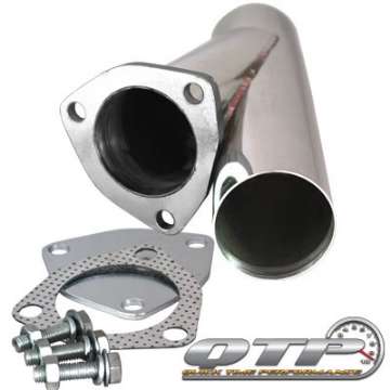 Picture of QTP 2-5in Weld-On QTEC Exhaust Cutout Y-Pipe