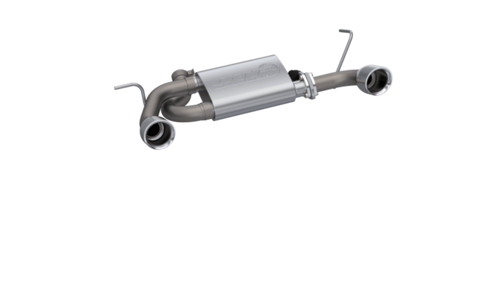 Picture of QTP 2018 Jeep Wrangler JL 304SS Screamer Cat-Back Exhaust 4DR w-4in Tips