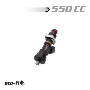 Picture of BLOX Racing Eco-Fi Street Injectors 550cc-min w-1-2in Adapter Honda B-D-H Series Single Injector