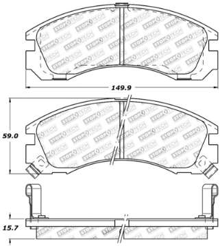 Picture of StopTech Performance 93-99 Eagle Talon 4WD - 92-04 Mitsubishi Diamante - 6-92-99 Mitsubishi Eclipse