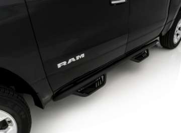 Picture of Lund 2019 Ram 1500 Crew Cab Pickup Terrain HX Step Nerf Bars - Black