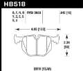 Picture of Hawk 01-06 BMW 330 - 97-01 740I - 96-01 750IL - 03-06 BMW M3 - 00-03 M5 - 00-06 X5 - 06-08 Z4 - 03-0