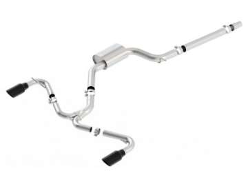 Picture of Borla 15-17 Volkswagen GTI MK7 2-0T AT-MT SS S-Type Catback Exhaust w-Black Chrome Tips