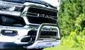 Picture of Lund 2019 RAM 1500 Bull Bar w-Light & Wiring - Polished