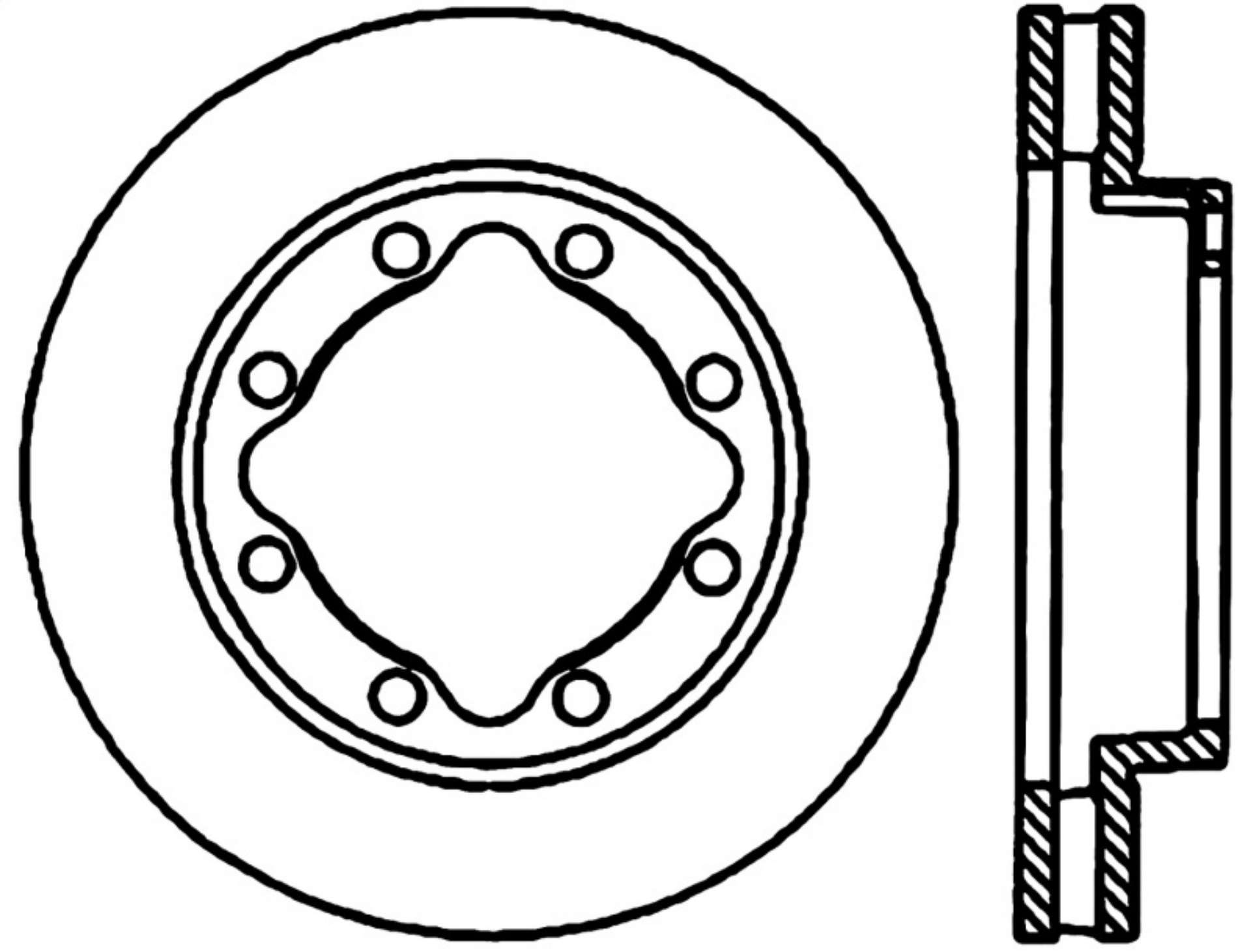 Picture of StopTech 94-99 Dodge Ram 2500 Cryo Slotted Front Right Sport Brake Rotor