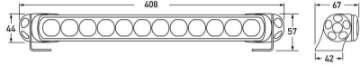 Picture of Hella LED Lamp Light Bar 9-34V 350-16in PEN MV ECE